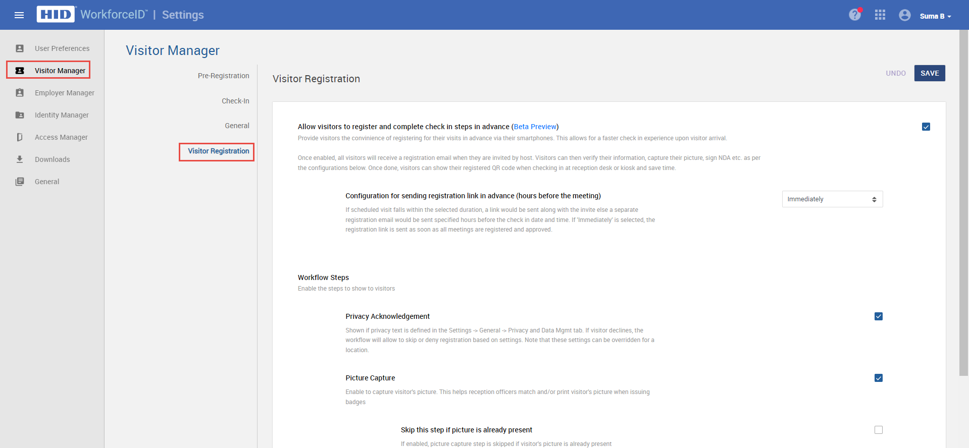 Visitor Registration